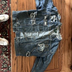Hunt Club Jean Jacket Distressed
